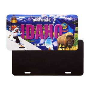 Imán de Placa de Matrícula de EE. UU. de <span class=keywords><strong>IDAHO</strong></span> con Diseño Personalizado, Recuerdo Turístico, Placa de Aluminio, Imán para Refrigerador - Product Image 2