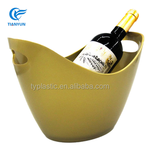 Đẹp Chất Lượng Xách Tay Xử Lý <span class=keywords><strong>3</strong></span> Lít Xô Đá Mini Rượu Vang Bia Container Nhựa Xô Đá Cho Các Bên - Product Image 3