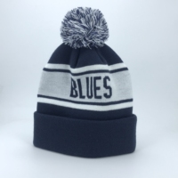 Bonnet tricoté au Crochet en acrylique 100 personnalisé de haute qualité avec pompon
