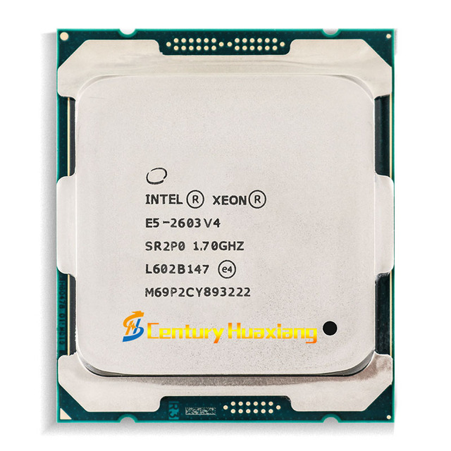 Original Intel Xeon CPU Processor DL60 Gen9 E5-2603v4 6 Core 1.7GHz SR2P0 Socket 2011-3 Server Processor