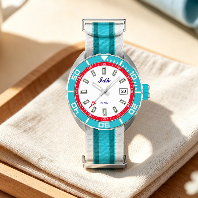 Custom Logo Luxury Quartz Analog Women's Watches Stainless Steel Case Nylon Strap Fashionable Design Multiple Colors Made