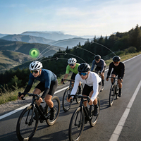 Auriculares Inalámbricos para Ciclismo de Montaña, Compartir Música, Resistentes al Agua IPX5, Alcance de 500M, para Esquí y Escalada en Roca