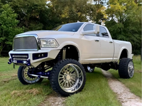 Jantes de camion forgées sur mesure ForgeX 24x12 8x165.1 à lèvre profonde, polies et torsadées, pour Dodge Ram GMC Sierra 2500