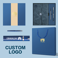 Journal personnalisé A5 en cuir PU, carnet de notes, ensemble cadeau promotionnel pour entreprise et journal intime
