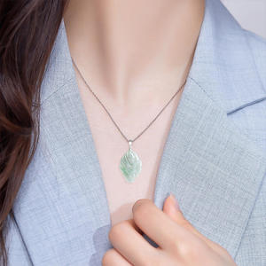 หยกธรรมชาติพม่า จี้หยกจิ้งจอกเก้าหาง ประดับเงินแท้ S925 เครื่องประดับสำหรับผู้หญิง พร้อมใบรับรองการประเมินคุณภาพ DW86 - Product Image 2