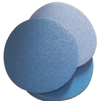 Disque abrasif en film céramique bleu Deerfos SA331 125 mm, dureté moyenne, à crochets et boucles, 5 pouces, grain 40-3000, OEM