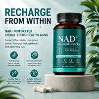 Complément alimentaire liposomal de nicotinamide nucleoside 900 mg NAD+ le plus vendu, contenant du resvératrol, anti-âge, capsules végétariennes