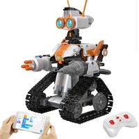 WiFi 2.4G DIY Rc Walking Robotic Bricks Toys avec Drag & Drop Cada C83002W Z.BOT Robot Blocks