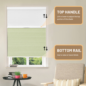 Wifi自動電動スマートコードレス窓トップダウンボトムアップブラインドセルシェードダブルセルハニカムブラインド - Product Image 4