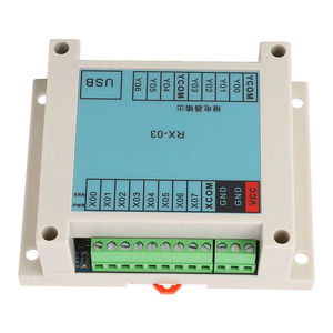 Pengontrol logika yang dapat diprogram 8 Input 7 Output telepon komputer papan kontrol industri pemrograman 12-4v PLC yang dapat diprogram - Product Image 3