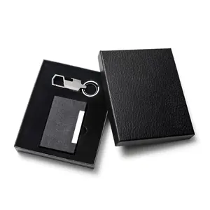 2024 New Product Ideas Manufacturers Custom Business Items Gift Men Promotional Products Box Keychain Card Case Gift Sets