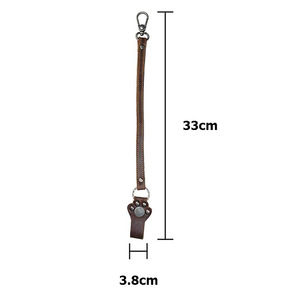 Cross-border PU <b>leather</b> <b>keychain</b>, car key cord pendant, key chain - Product Image 5