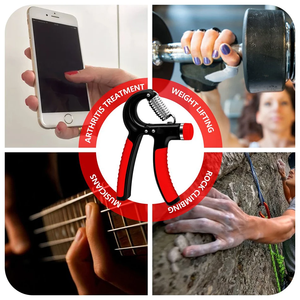 Fortalecedor de agarre de mano ajustable Entrenador de <span class=keywords><strong>antebrazo</strong></span> de muñeca de dedo para entrenamiento <span class=keywords><strong>muscular</strong></span> y alivio del <span class=keywords><strong>dolor</strong></span> - Product Image 6