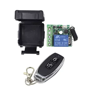 433 Mhz Universal Wireless Remote Control Switch DC 12V 1CH Relay Receiver Module and RF Transmitter Electronic Lock Control Diy