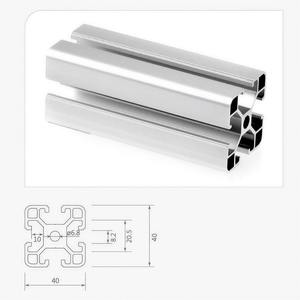 맞춤형 곡선 알루미늄 압출 프로파일 4040 벤딩 서비스 아치 구조 프레임워크용 CNC 가공 - Product Image 5
