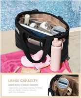 BSCI sac fourre-tout pliable de grande capacité personnalisé en usine sac à main résistant à l'eau avec fermeture éclair sac de sport sac de shopping de voyage