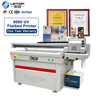 Impresora de Inyección de Tinta Plana Automática LETOP de Fábrica, 60x90CM, Multifuncional, UV, Tinta Continua, Plotter con 6 Colores, Impresora UV 6090
