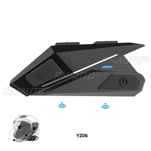 Casque de moto avec écouteurs, appels mains libres, casque sans fil Bluetooth V5.0, casque musical pour casque - Product Image 1