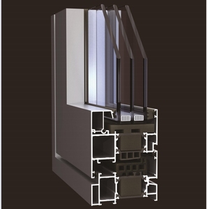 Ventanas Interior de aluminio Ventanas abatibles silenciosas Diseño simple Ventana corredera de aluminio/Ventana abatible de impacto de huracán - Product Image 2