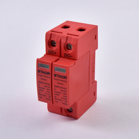 Protector Contra Sobretensiones Solar Fotovoltaico DC SPD 500V 600V 800V 1000V T2, Dispositivo de Protección Contra Sobretensiones 2P 3P 20KA 40KA, Protección Contra Rayos