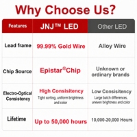 Chip Epistar 8080 K1 SMD LED 660nm 850nm 0.3W Diodo NIR Emisor Infrarrojo IR, Fabricante para Panel de Terapia de Luz Roja, Panel PBM