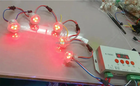 Cabochon Adressable Individuellement 12V 26mm 3 LED Lumières Pixel RVB UCS1903/SM16703 pour Manèges