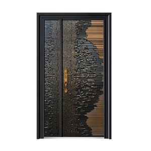 Portes en acier extérieur pare-balles, portes en aluminium moulé, sécurité d'entrée, porte principale, portes en acier <span class=keywords><strong>Carmen</strong></span> - Product Image 2