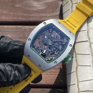 Montre <span class=keywords><strong>mécanique</strong></span> automatique de luxe Tonneau Hollow Skeleton 038 avec miroir saphir, montre de sport de loisirs de haute qualité pour hommes - Product Image 2