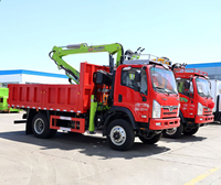 Camion Ribaltabile Multifunzione con Pinza Idraulica Rotante a 360 Gradi per Trasporto Legname e Riciclo Rifiuti Forestali - Vendita Diretta