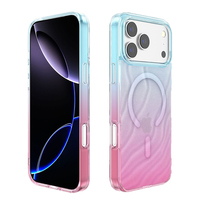 Nouvelle coque de téléphone magnétique antichoc en TPU et PC transparente pour iPhone 16 17 18 Pro Max