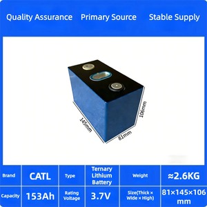 خلية ليثيوم أيون منشورية <span class=keywords><strong>NMC</strong></span> بجهد 3.7 فولت وسعة 153 أمبير في الساعة بمعدل تفريغ عالي لتخزين الطاقة/المركبات الكهربائية - Product Image 2