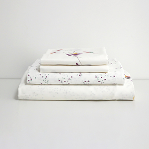 <strong>Printed</strong> Reversible Duvet Cover Flat Sheet Pillowcase <strong>Set</strong> 100% Cotton <strong>Bedding</strong> Sheet <strong>Set</strong> - Product Image 2