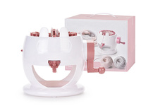 Machine à tricoter 22 aiguilles Lapin Blanc pour enfants, vente en gros d'usine, fournitures de couture, cadeau DIY, machine à tricoter la laine, avec crochet offert