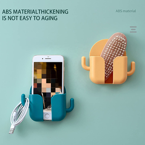 Caja de almacenamiento multifuncional montada en la pared Estante de teléfono con control remoto moderno - Product Image 2