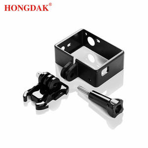Support de fixation Hongdak pour <span class=keywords><strong>GoPro</strong></span> Hero, cadre de protection noir, boîtier de caméra, accessoires pour caméra d'action - Product Image 2