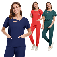 Uniformes chirurgicaux femme gommage ensemble infirmière médicale Salon de beauté vêtements de travail gommages cliniques haut + pantalon Spa médecin tunique d'infirmière costume
