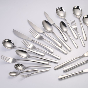 Venta superior 18/10 Acero inoxidable 304 Juego de cubiertos Restaurante Hotel Cubiertos Planta Patrón Cuchillo Cuchara Tenedor Juegos de vajilla Metal - Product Image 1