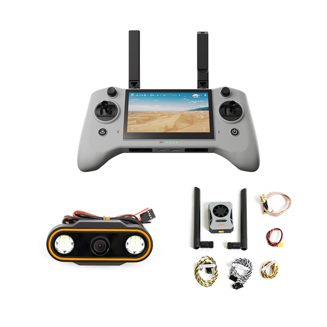 Skydroid G11 20KM Long Range Radio Controller GR01 Network Port Receiver 4.5Inch 1080P Touch Screen Linux Transmitter for Drones