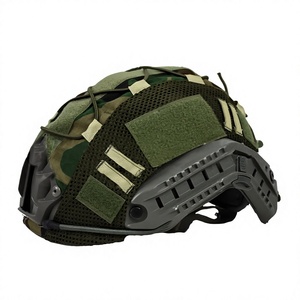 Housse de <span class=keywords><strong>casque</strong></span> tactique FAST en ABS, camouflage transfrontalier avec cordon élastique, casquette <span class=keywords><strong>russe</strong></span> Little Green Man pour sports de boxe - Product Image 3
