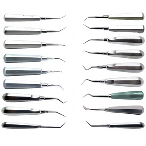Juego de Elevadores Dentales de Acero (16 Piezas), Instrumentos Quirúrgicos Manuales para Extracción de Dientes, Kit Certificado CE, Elevadores de Raíz para Cirugía Oral, para Dentistas - Product Image 1