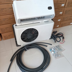 Aire Acondicionado de Estacionamiento Blanco Modelo 12V/24V con Refrigeración y Calefacción Integradas, Apto para Camiones y Furgonetas - Product Image 3