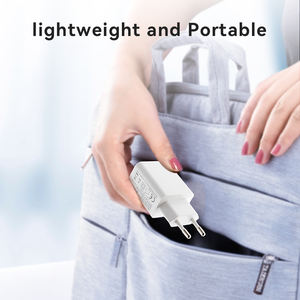 อะแดปเตอร์ชาร์จ EU USB-C 18W PD รองรับ 5V 3A 9V 2A 12V 1.5A หลายหัวชาร์จสำหรับสมาร์ทโฟน - Product Image 6