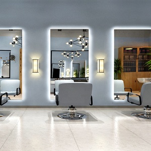 <span class=keywords><strong>Espejo</strong></span> de cuerpo completo con luces para baño, luz LED de largo alcance con Control táctil, retroiluminación <span class=keywords><strong>Vertical</strong></span> - Product Image 1