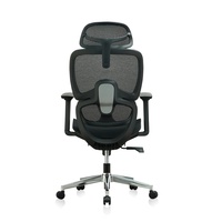 Chaise de bureau avec soutien lombaire, inclinable ergonomique, réglable, en tissu, pivotante, avec coussin et repose-pieds, chaise de direction, chaise de jeu