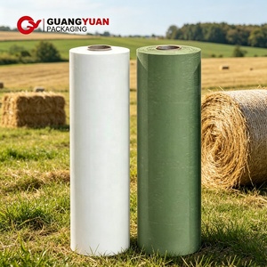 <span class=keywords><strong>Film</strong></span> d'ensilage personnalisé 5 couches en LLDPE vierge pour l'emballage de balles de fourrage, luzerne et tiges de maïs - Product Image 1