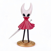 Figurine Hollow Knight en PVC écologique de qualité supérieure, statuette de personnage 3D, style Kawaii, couleurs personnalisables, fabricant direct