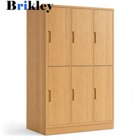 Brikley Bibliothèque Modulaire en Bois Massif pour Salon, Grande Capacité, Écologique, Design Mid-Century, Durable, Personnalisable