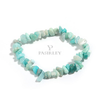Nouveau Style pierre précieuse naturelle vert Aventurine femmes corde élastique gravier irrégulier Bracelet en pierre naturelle pour filles cadeaux