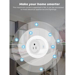 Tuya USA <span class=keywords><strong>Zigbee</strong></span> Ổ Cắm Wi-Fi 3 Chân Đầu Ra Tường WiFi 10A/16A Thông Dụng Với Google Home - Product Image 6