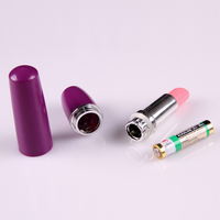 Vibrateur discret de type rouge à lèvres avec moteur puissant et silencieux pour massage intime féminin et plaisir adulte – Vibrateur créatif